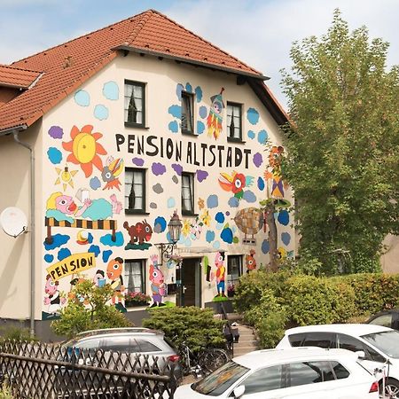 Pension Altstadt ボルナ エクステリア 写真